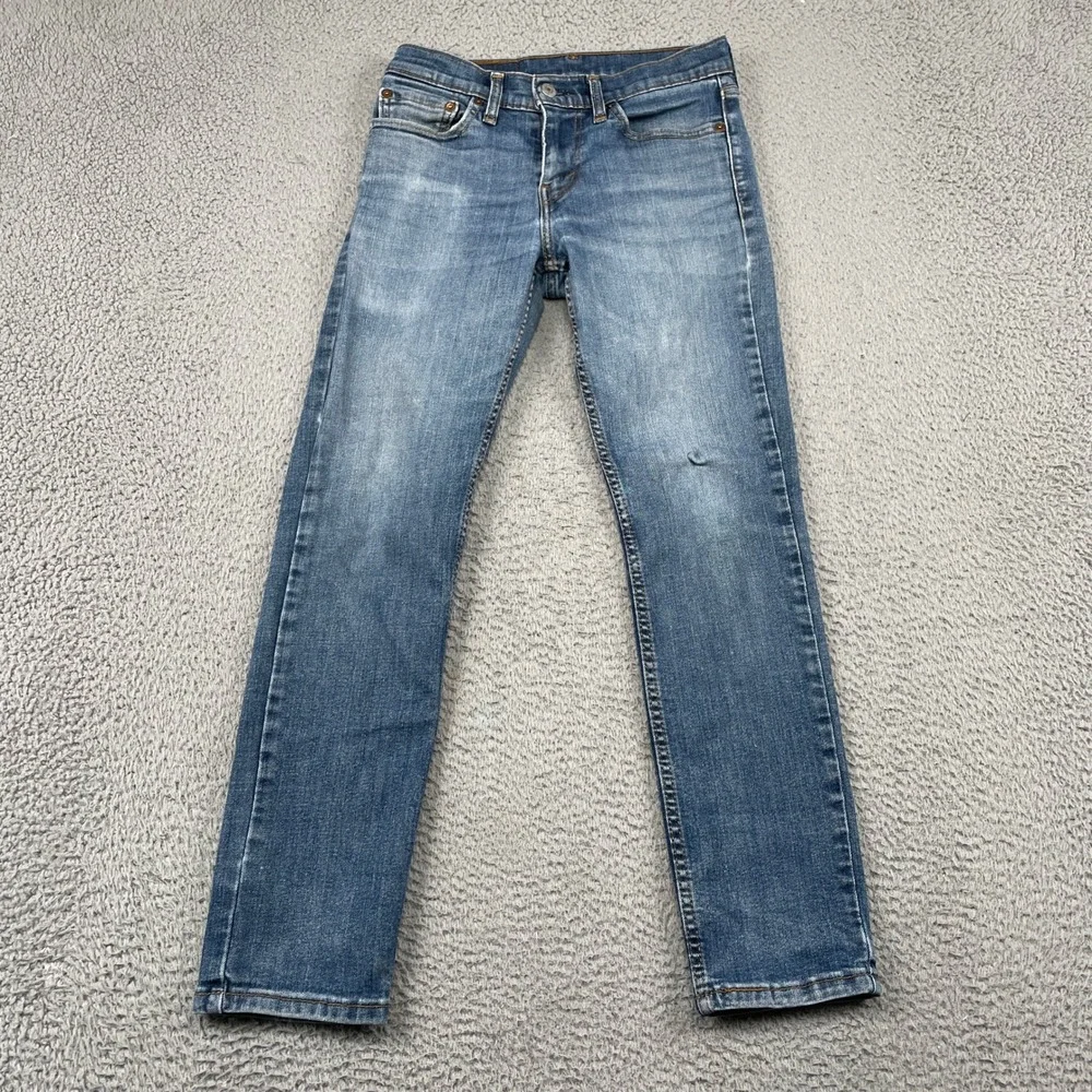 Levi's 511 Jeans Mens 28x30 Blue Slim Fit Stretch Denim Casual 5-Pocket 15863
